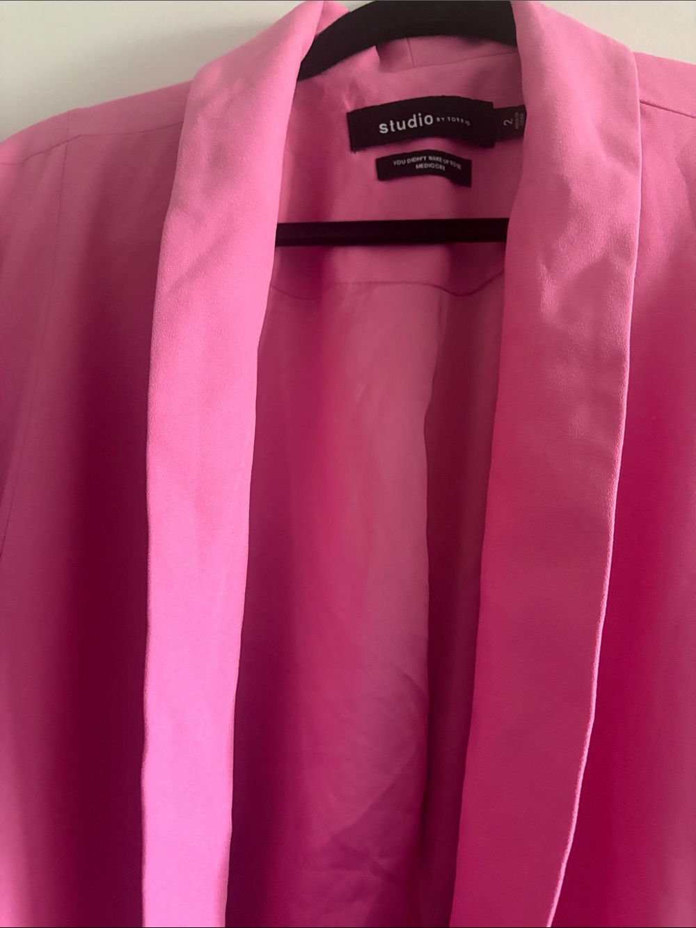 Studio by Torrid - Pink Open-Front Blazer - Picture 7 of 9